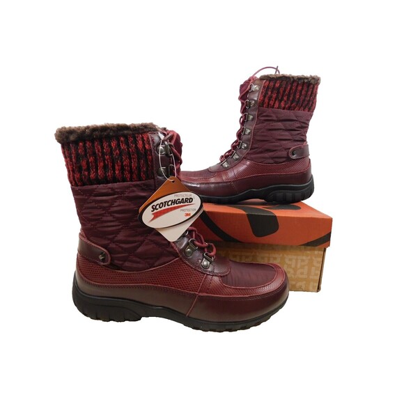 Propét Shoes - Propet Delaney Frost Mid Calf Boot Inside Zip Boots Women's sz 6.5 M Bordo